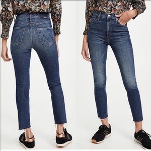 Mother Superior The Dazzler Ankle Fray Jeans 28